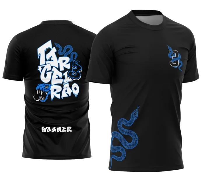 Arte Camisa Terceirão Cobra Marinha