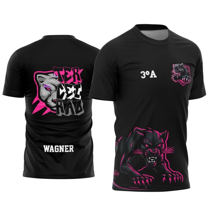 Arte Exclusiva para Camisa Terceirão Pantera Negra