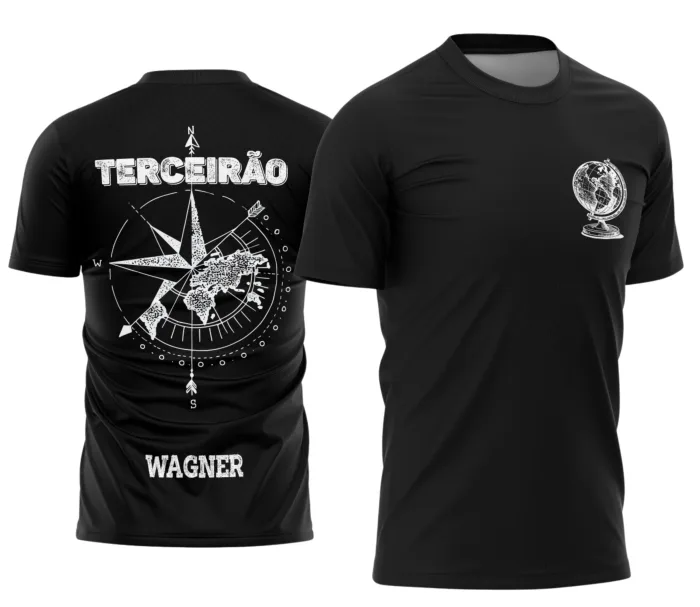 Arte Camisa Rosa dos Ventos Terceirão