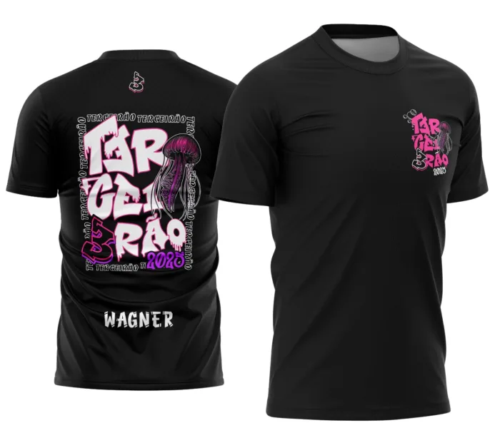 Arte Exclusiva Camisa Terceirão Água Viva modelo 3