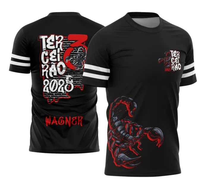 Arte Camisa Terceirão Escorpião Graffiti Rua