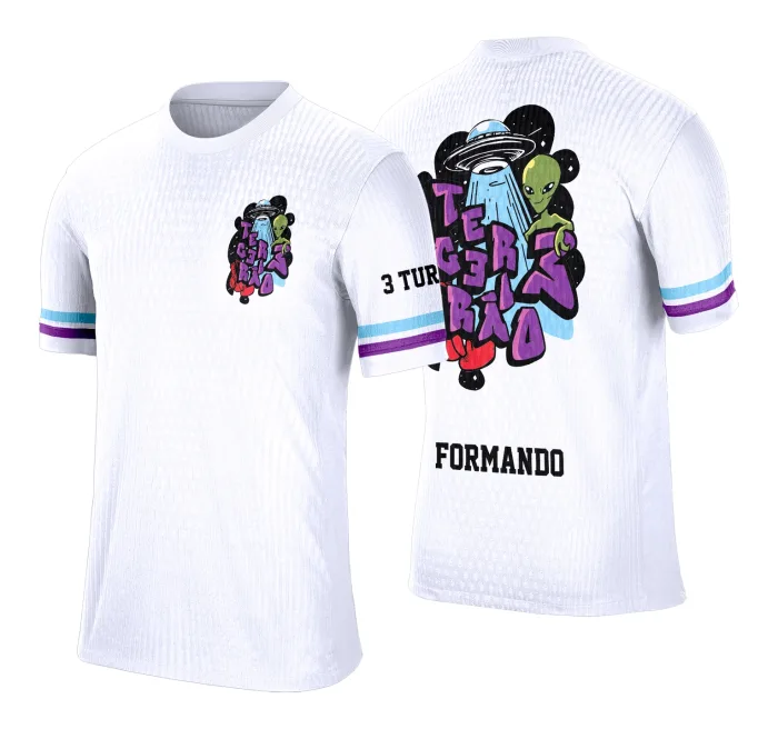 Arte Camisa Formandos Terceirão Alienígena