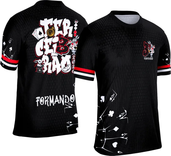 Arte Camisa Terceirão Cartas Baralho