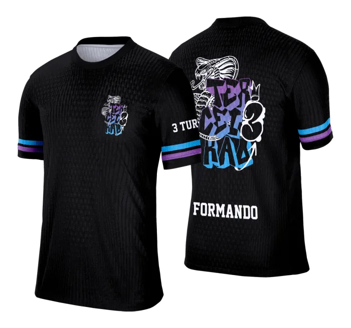 Arte Exclusiva para Camisa Concluintes Terceirão Cobra Real