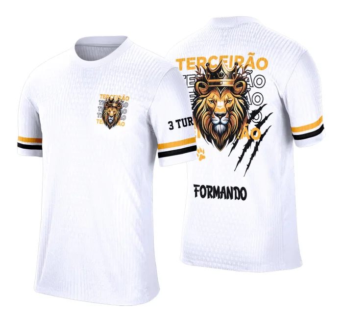 Arte Camisa Oficial Terceirão Leão e Coroa