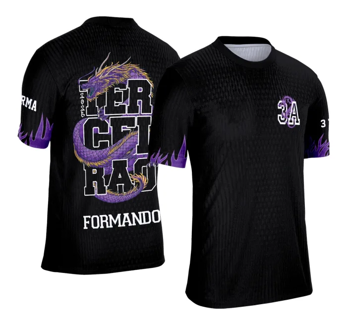 Arte Camisa Terceirão 2026 Dragão Roxo Exclusiva