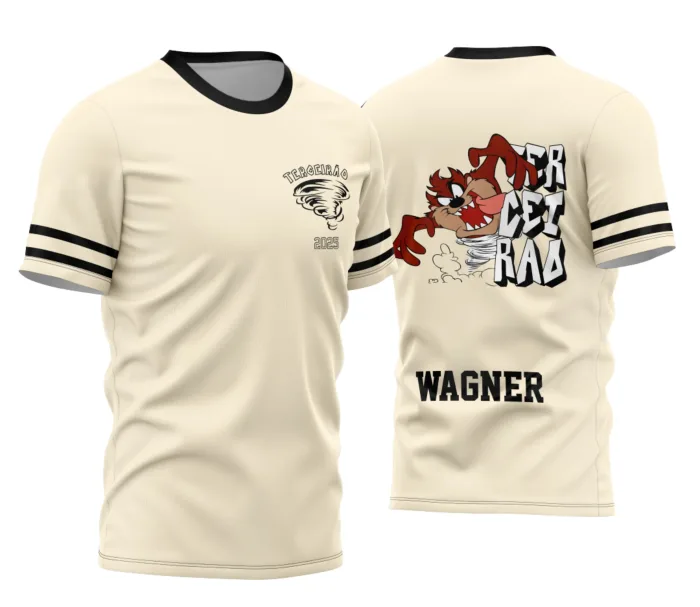 Arte Exclusiva Camisa Terceirão Taz Mania 2026 modelo 2