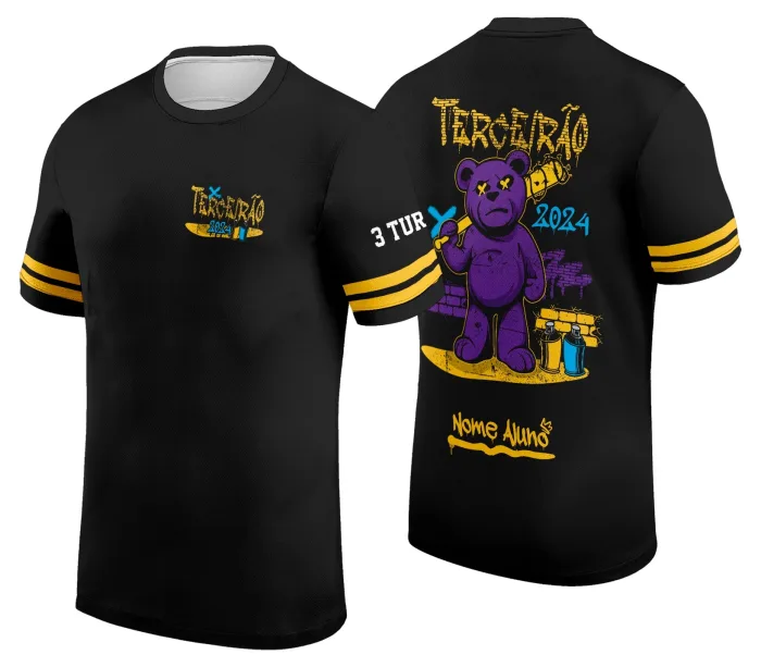 Arte Camisa Terceirão Urso Street Exclusiva