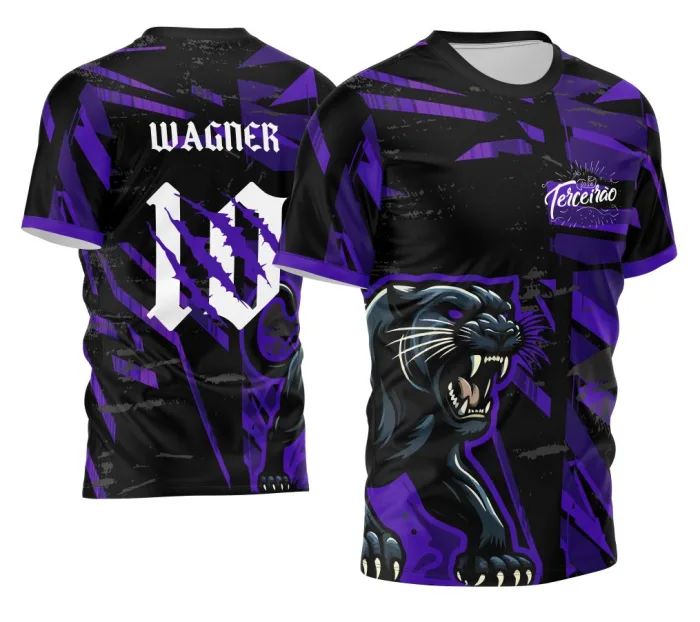 Arte Vetor Camisa Terceirão Pantera Negra 2026