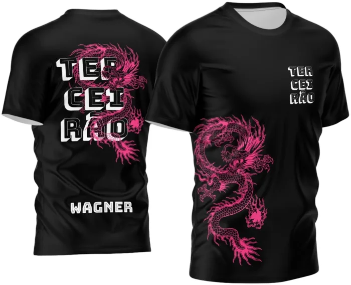 Arte Exclusiva Terceirão Dragão Rosa