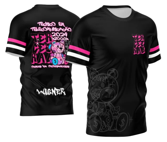 Arte Criativa Camisa Terceirão Urso