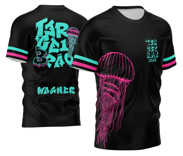 Arte Criativa Camisa Terceirão Água Viva