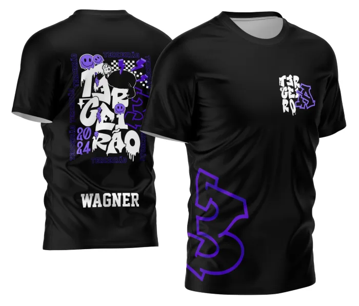 Arte Criativa Camisa Terceirão Mão Personalizada