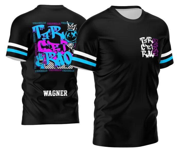 Arte Criativa Camisa Estilo Terceirão Graffit