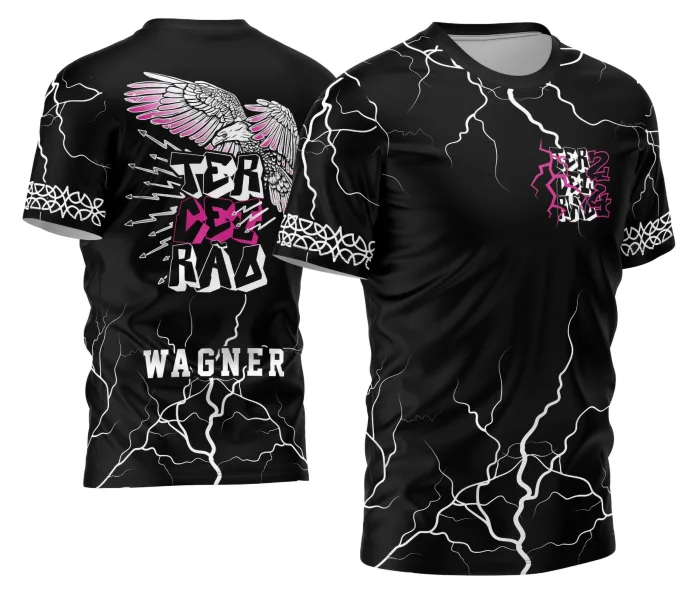 Arte Camisa Terceirão Águia com Raios Poderosos 2026