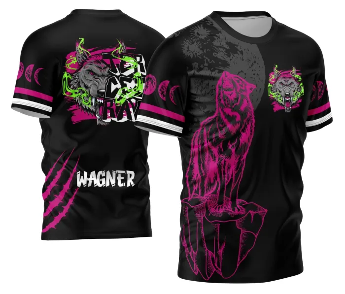 Arte Exclusiva Camisa Terceirão Lobo da Lua Modelo Diferenciado