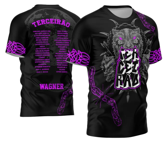 Arte Camisa Terceirão Pele de Lobo Design Exclusivo 04