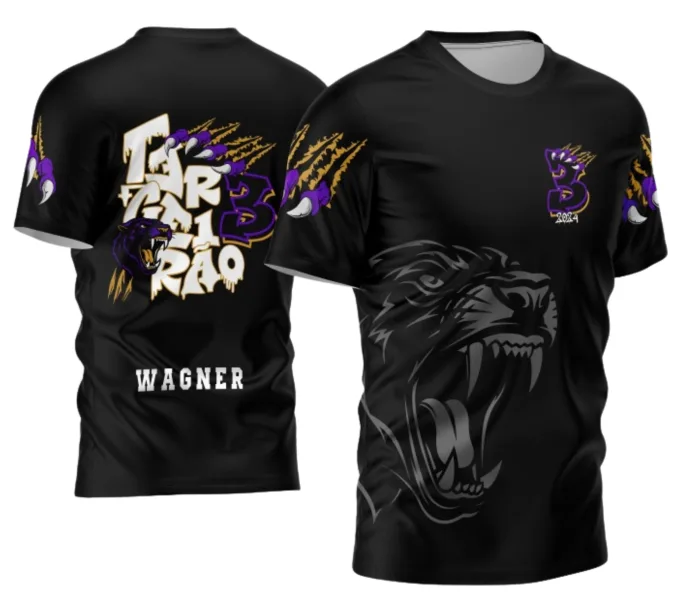 Arte Exclusiva Pantera Negra para Terceirão 2026 Modelo 02