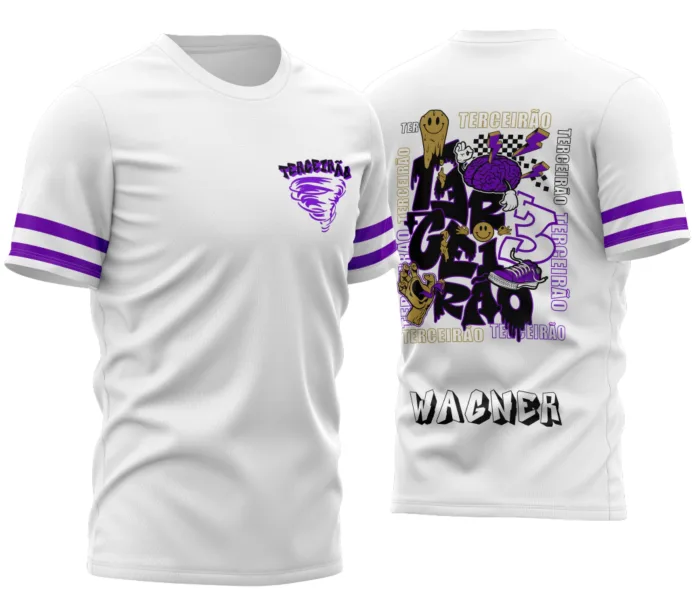 Arte Camisa Terceirão Branca 2026 Design Exclusivo