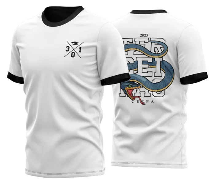 Camisa Terceirão Cobra Branca