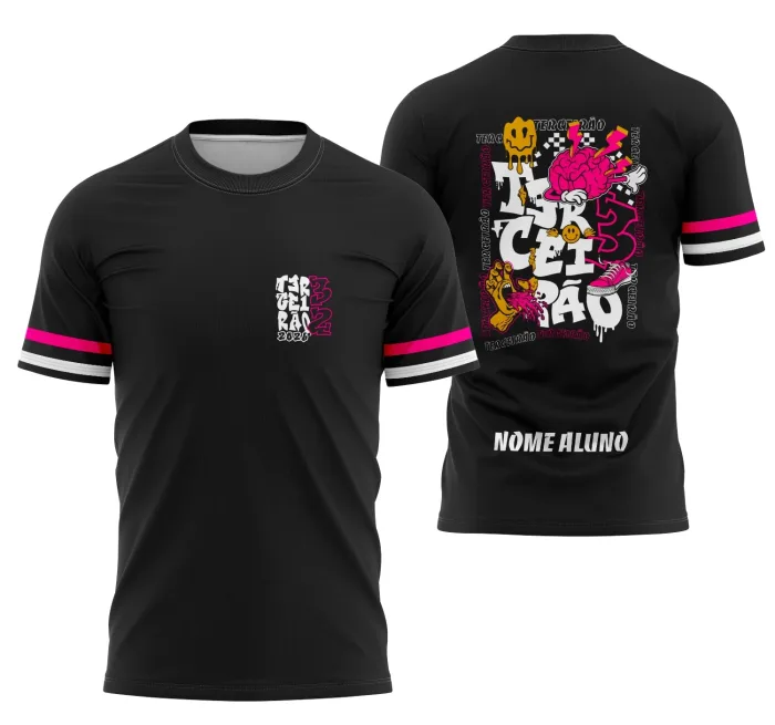 Arte Vetor Camisa Terceirão Graffiti Urbano 2026