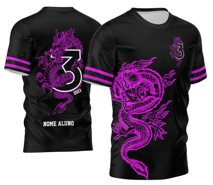 Camisa Terceirão Dragão Dragões Roxo