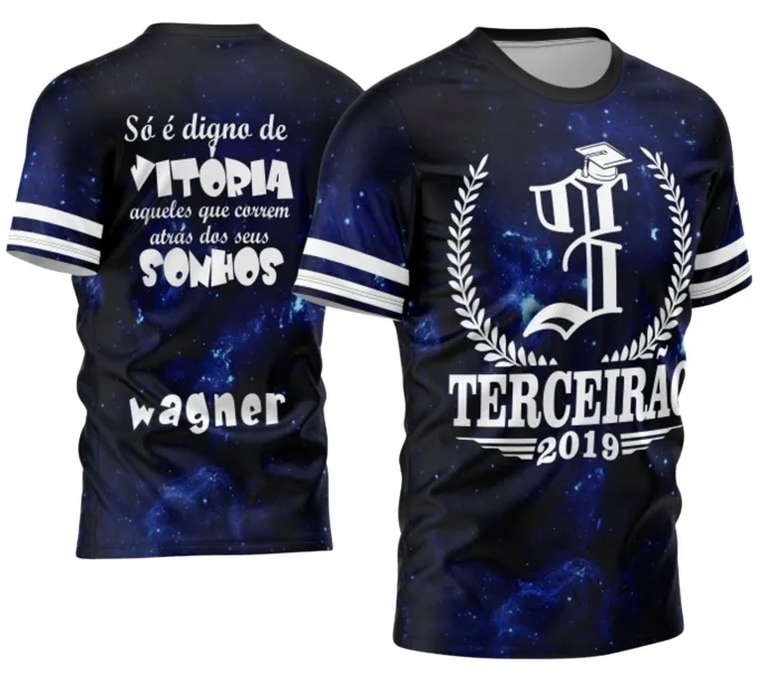 Camisa para formandos do terceirão em 2026 modelo 2